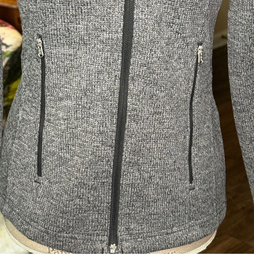 Spyder Grey Women’s Sweater Fleece Jacket Full-zip Closure Zippered Pockets Sm - Picture 5 of 13